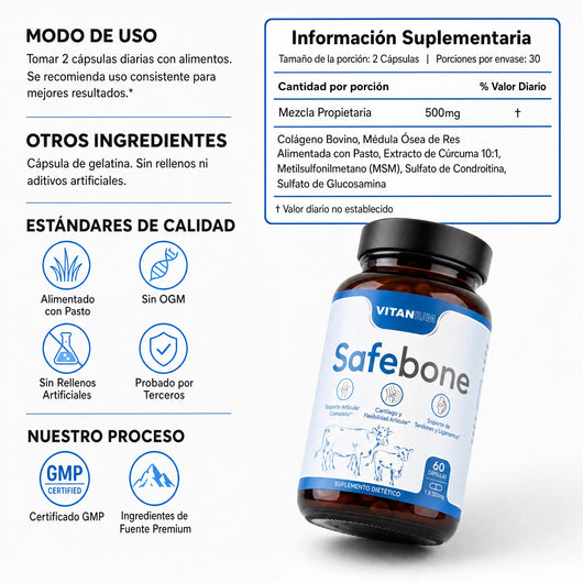 Safebone® — Suplemento Ancestral Único